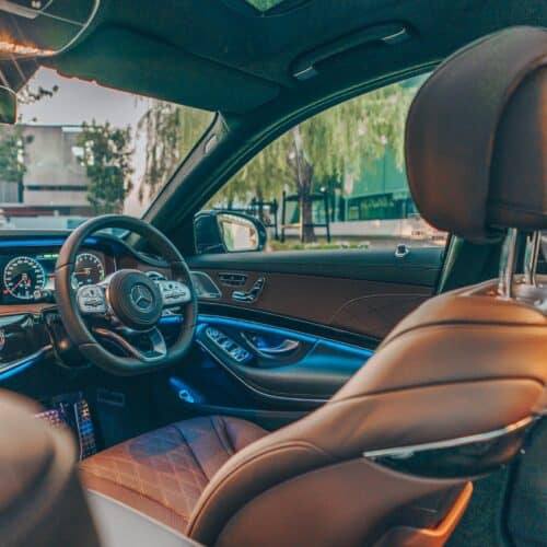 ภายในสวยอลังการของ Mercedes-Benz S Class 2021 เช่าขับเอง