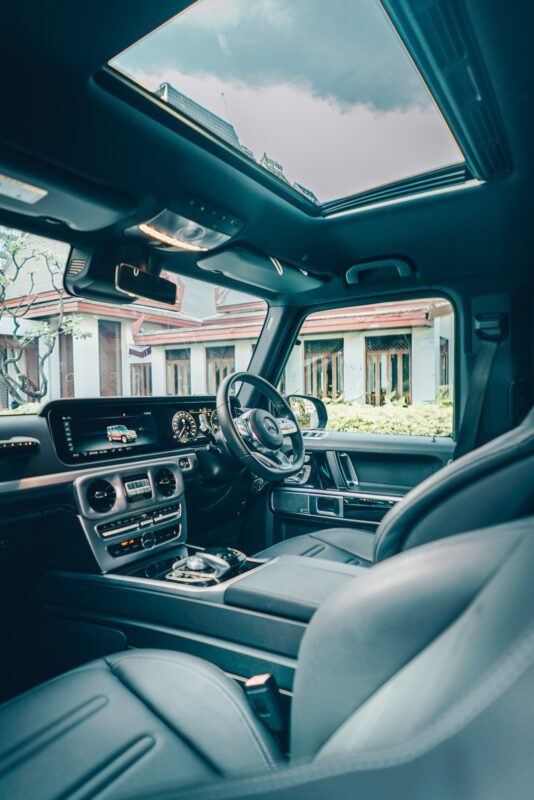 ภายในของ Mercedes Benz G350d AMG