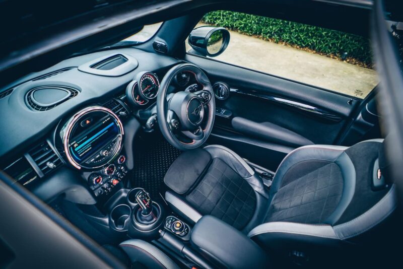 Mini Cooper S JCW Interior from sunroof