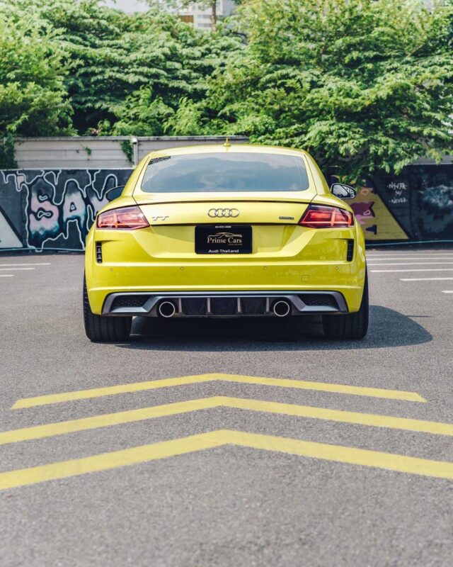 ด้านหลังของ Audi TT รุ่นใหม่ล่าสุด ปี 2022