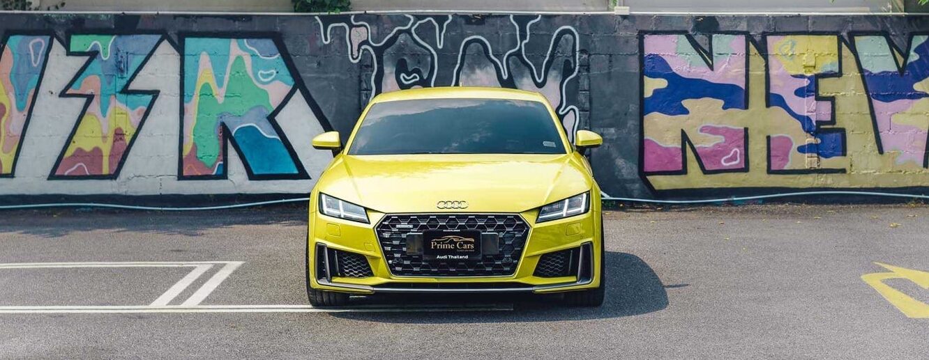 ด้านหน้าของ Audi TT 2022 รุ่นใหม่ล่าสุด
