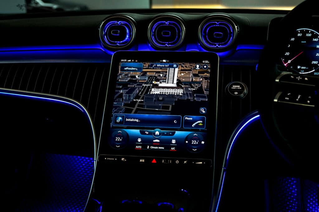 ระบบ MBUX ใน Mercedes Benz C Class ใหม่