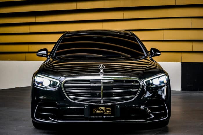 เช่า Mercedes-Benz S580e AMG Premium W223 กรุงเทพ (ซีดานเรือธงเจนใหม่ PHEV สีดำ) — Rent Mercedes-Benz S580e Thailand