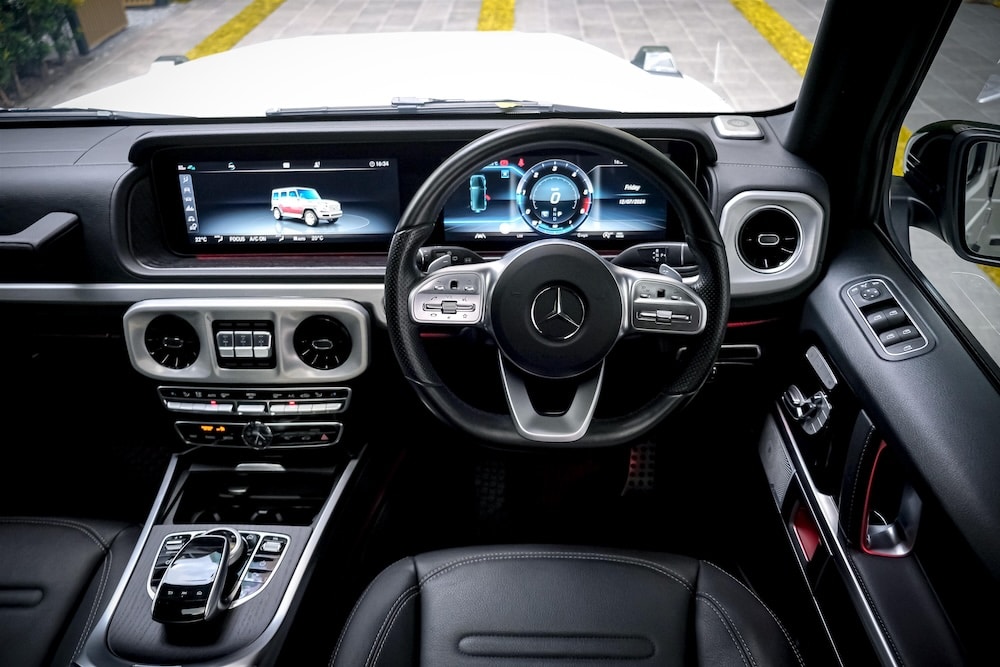 ที่นั่งคนขับของ Mercedes-Benz G Wagon 2024