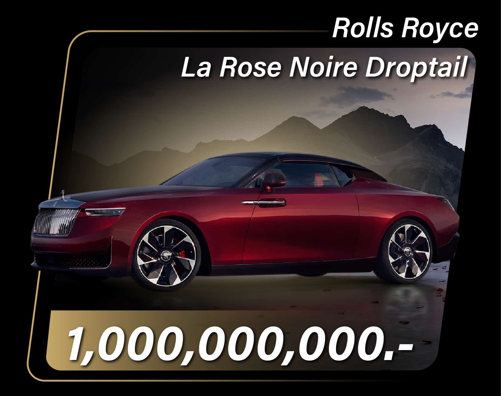 Rolls Royce La Rose Noire Droptail