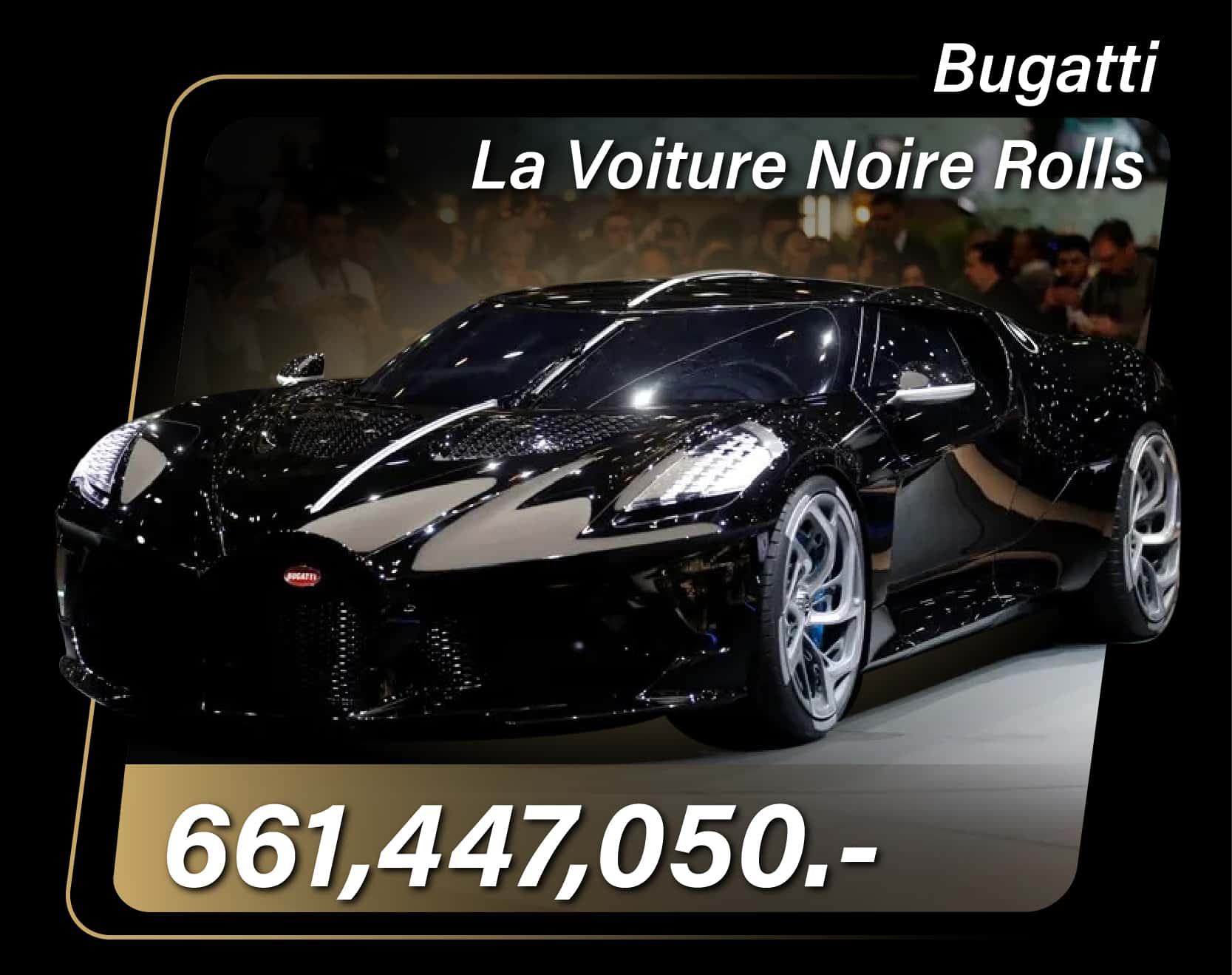 Bugatti La Voiture Noire Rolls