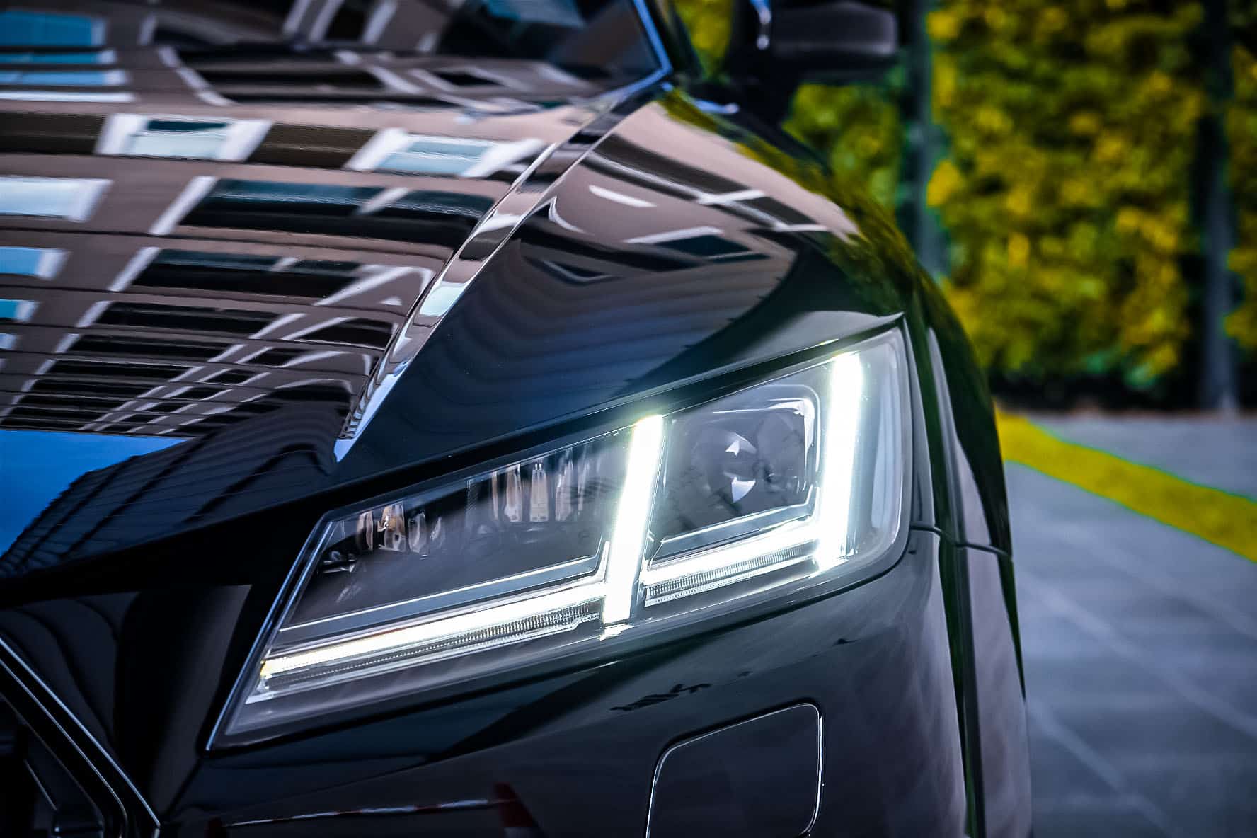 ไฟหน้า LED Matrix Light ของ Audi TT 2024 ใหม่