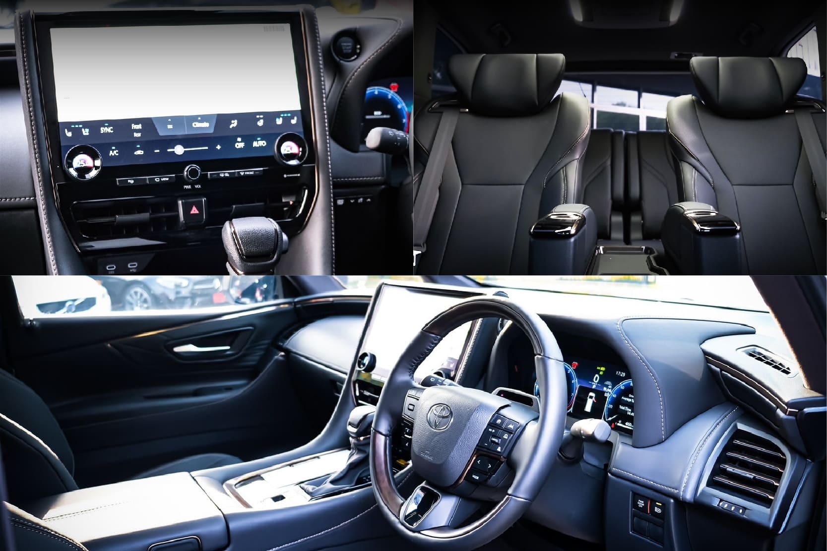 ภายในของ Toyota Alphard 40 2.5Z รุ่นใหม่ล่าสุดปี 2024