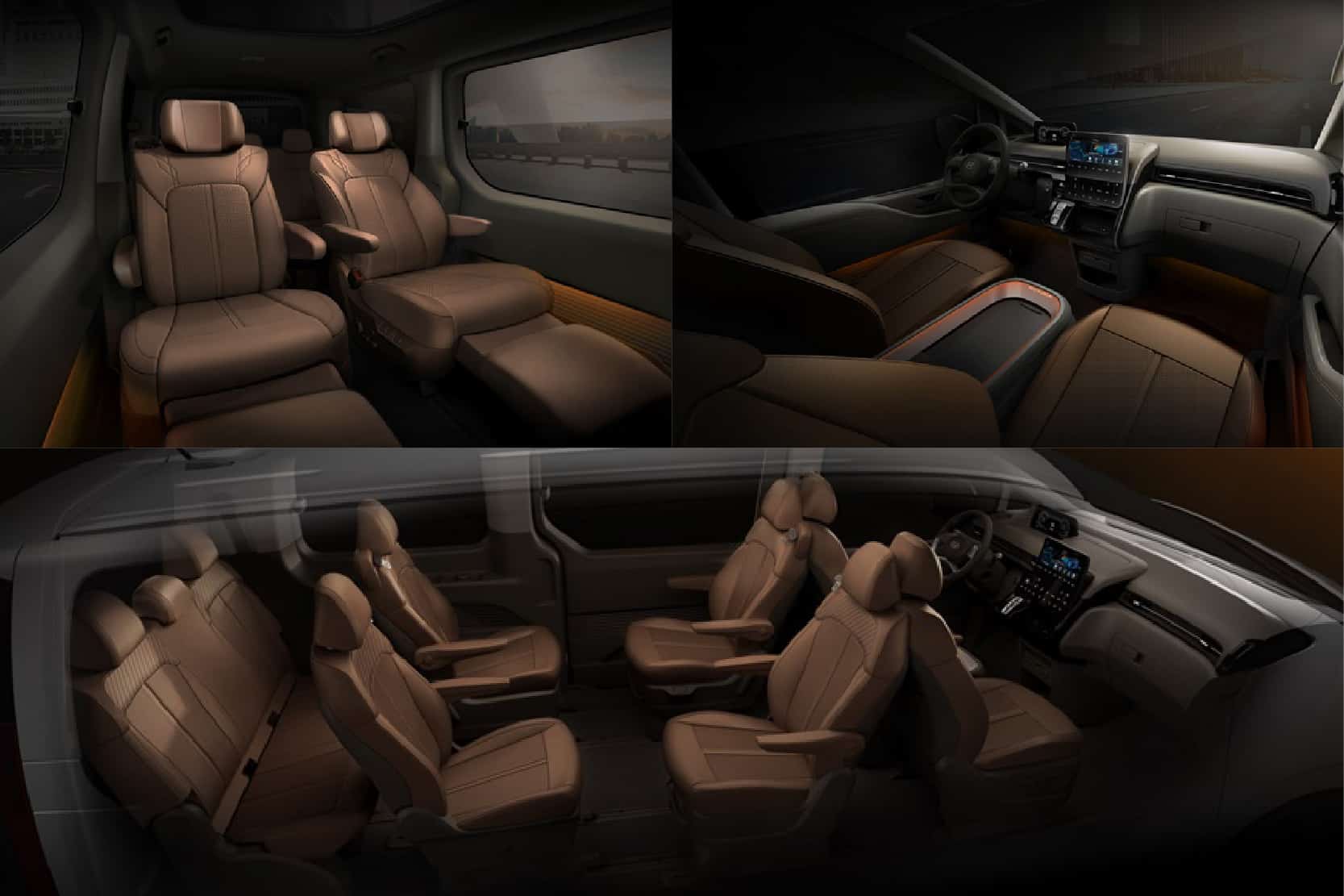 ภายในของ Hyundai Staria 