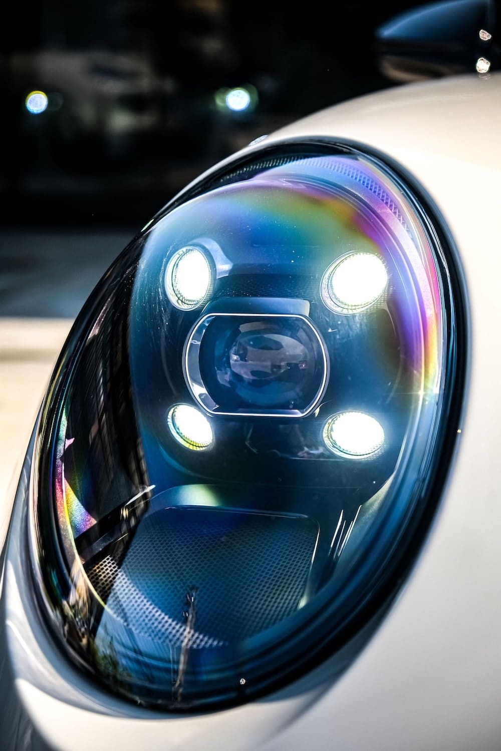 ไฟหน้า LED Matrix ของ Porsche 992 GTS