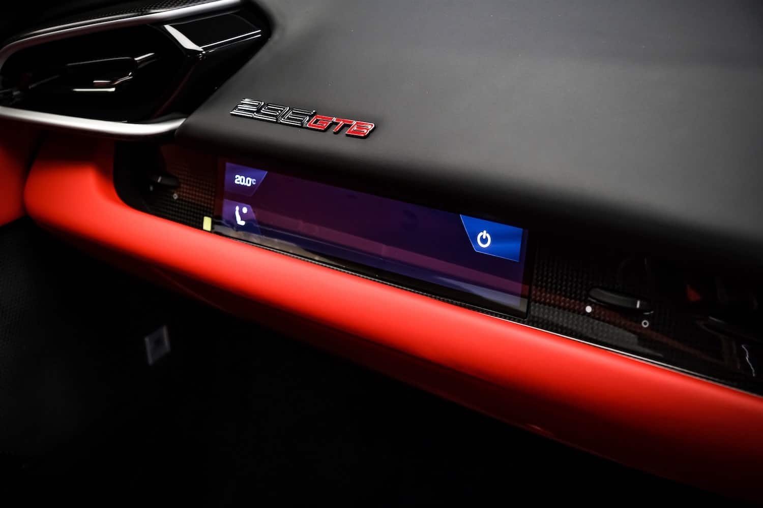 Passenger Display Ferrari 296 GTB
