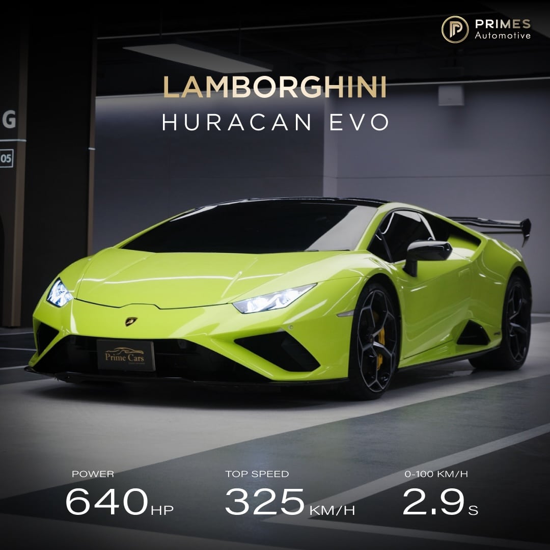 Lamborghini Huracan EVO Rental Bangkok — Exotic car hire Thailand | Prime Cars Rental