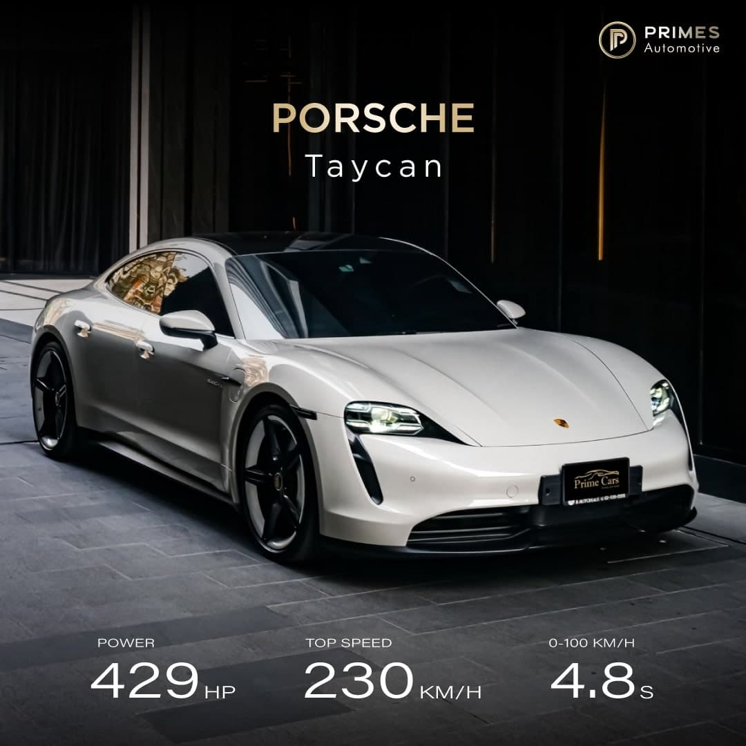 Porsche Taycan rental Thailand hotel