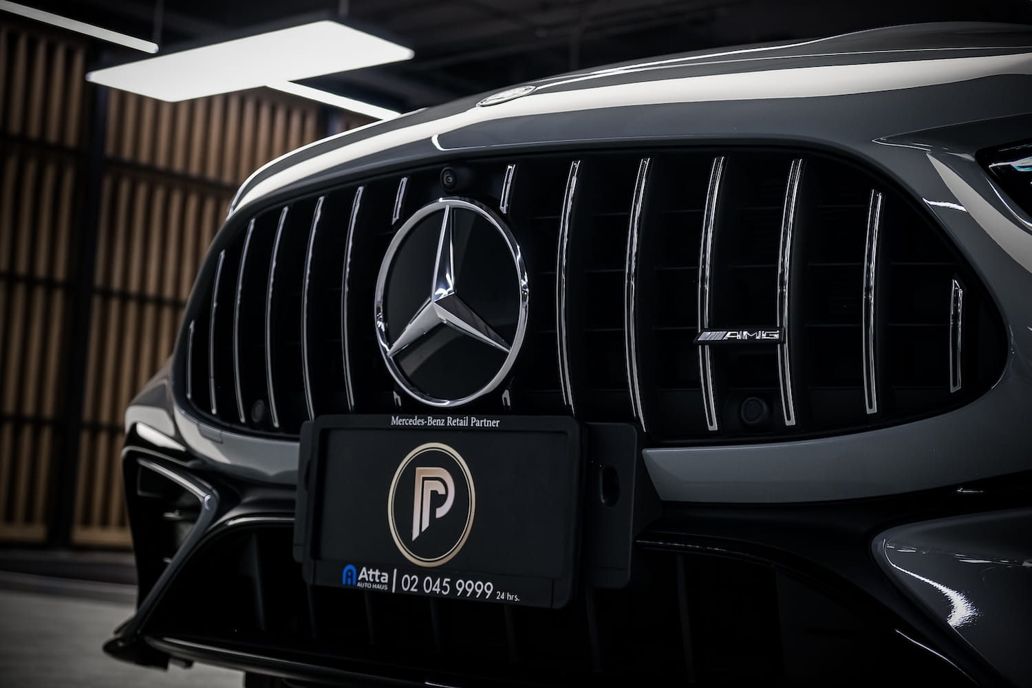 กระจังหน้า AMG แบบแนวตั้ง บ่งบอกความเป็น AMG ตัวแรงของค่าย