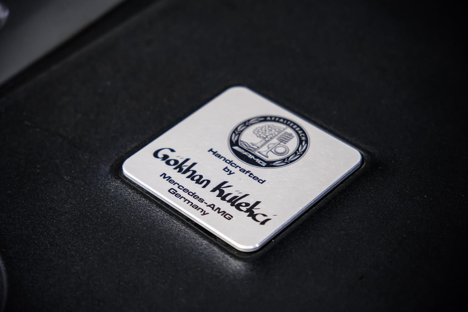 Mercedes AMG One Man One Engine Badge