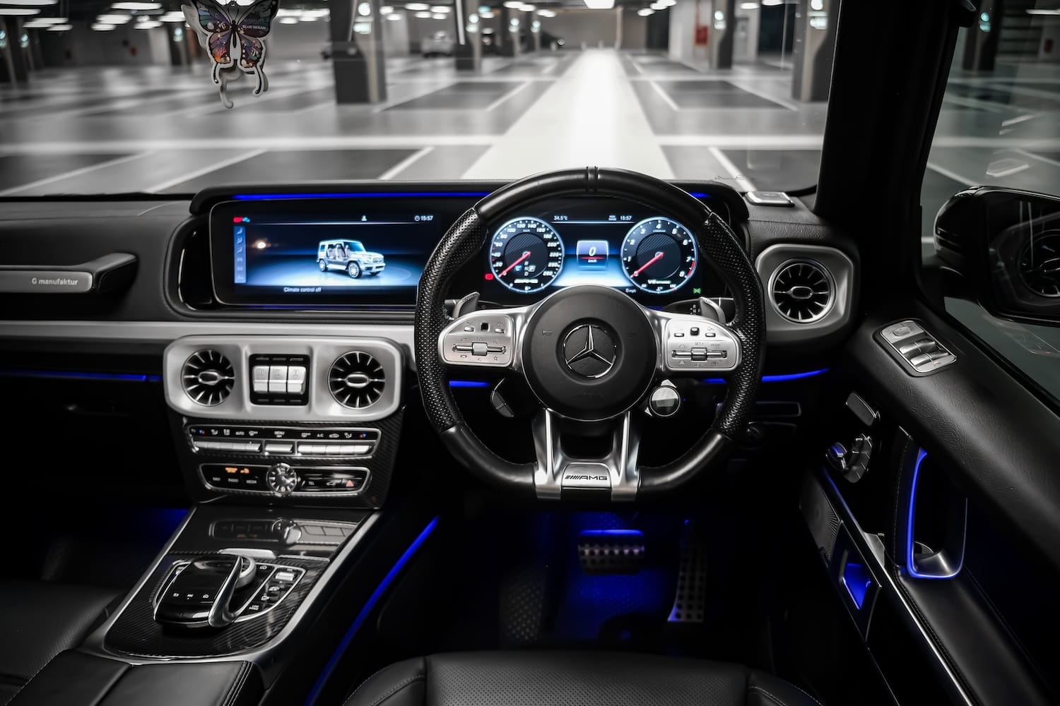 Mercedes AMG G63 Interior Cockpit View