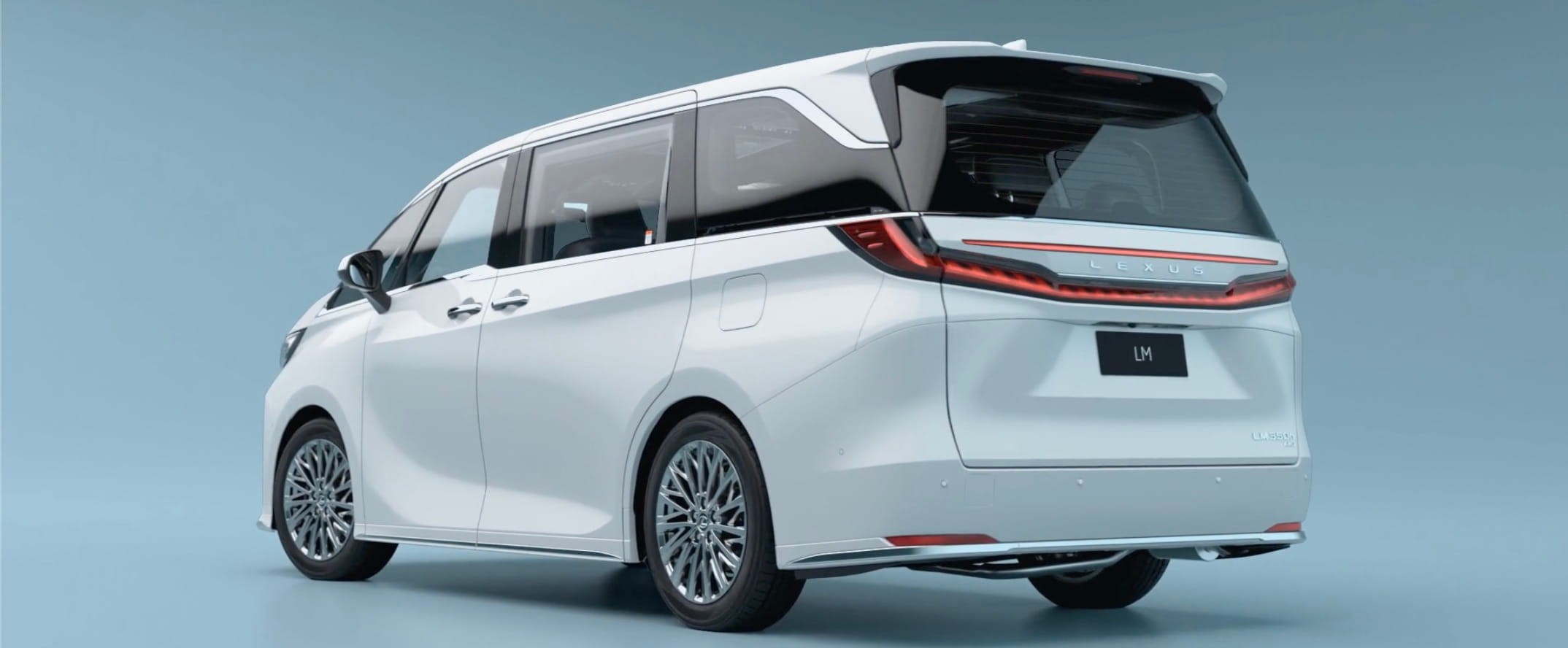 ด้านหลังของรถ Lexus LM