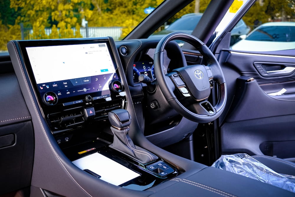 ภายในรถ Toyota Alphard 40 Black Interior เช่ากรุงเทพ | Alphard Rental Interior