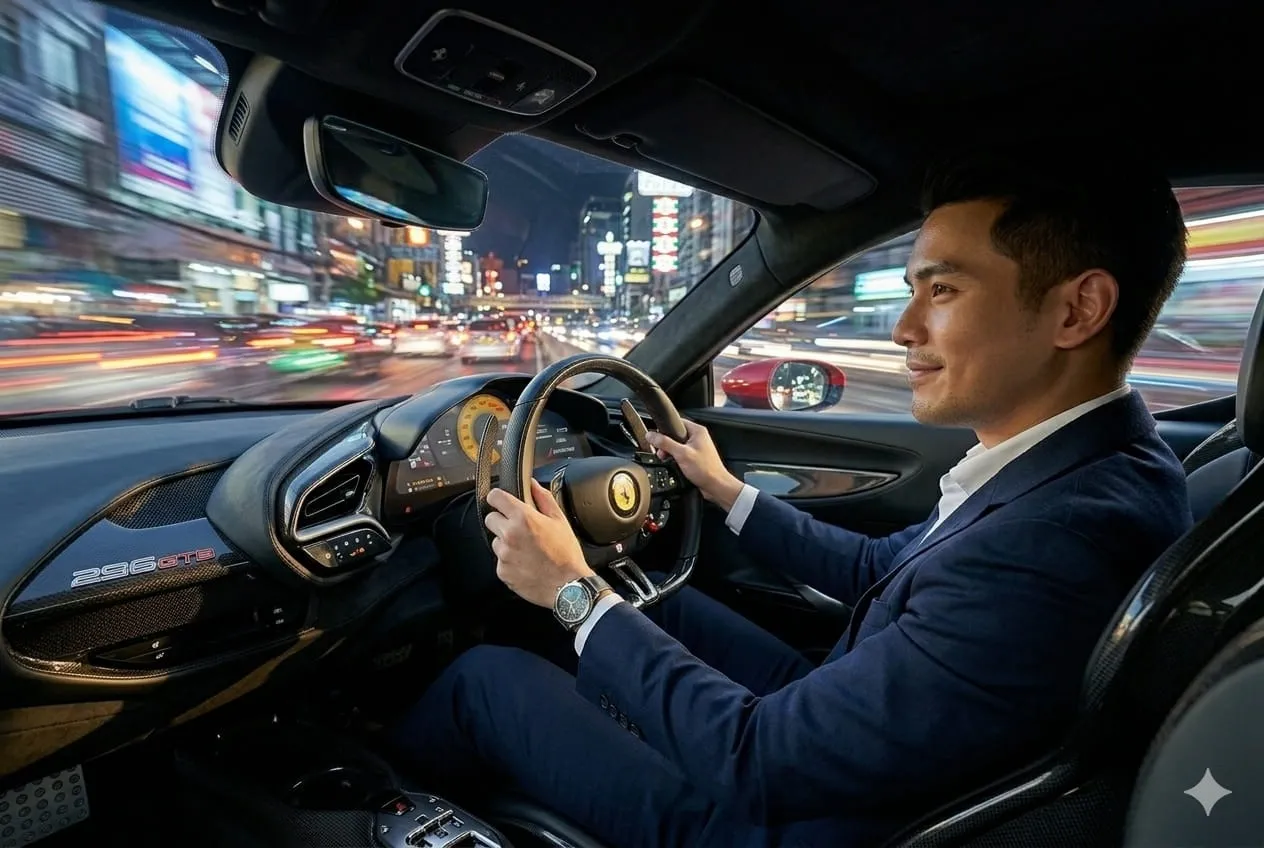 เช่ารถหรู กรุงเทพ ยามค่ำคืน 24 ชั่วโมง | Prime Cars Rental — Luxury Supercar Rental Bangkok Night