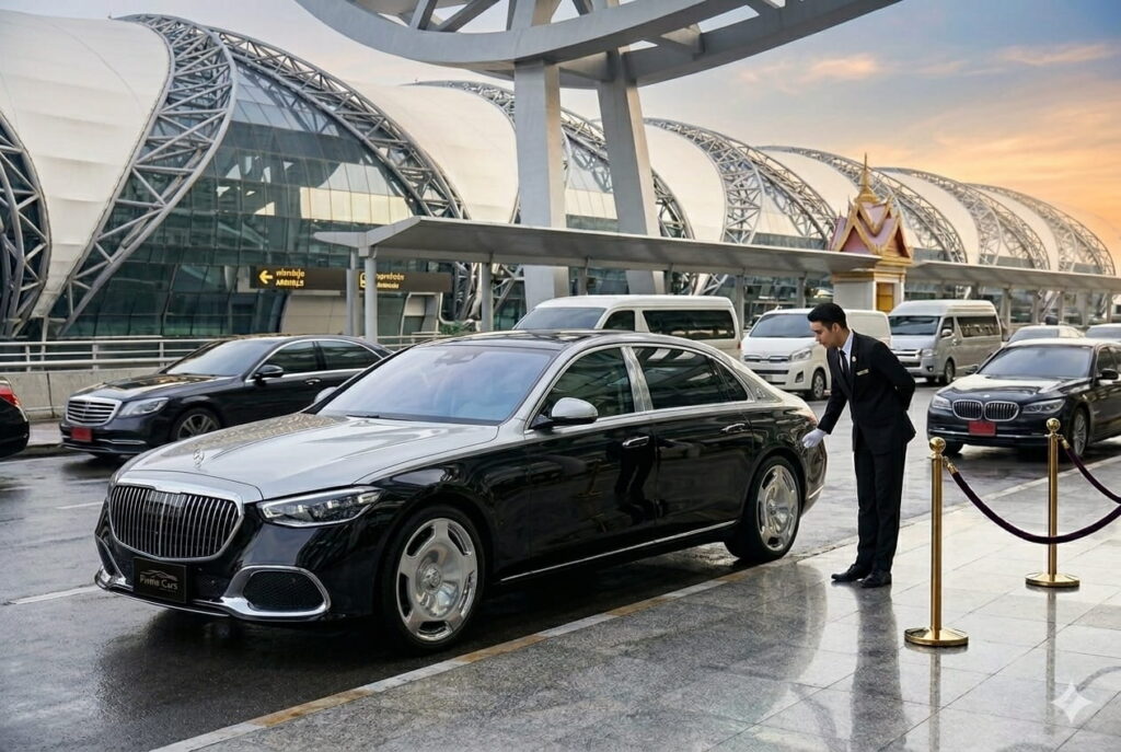 เช่ารถหรูรับรองแขก VIP กรุงเทพ — Mercedes-Maybach บริการรับส่งสนามบินสุวรรณภูมิ Prime Cars Rental