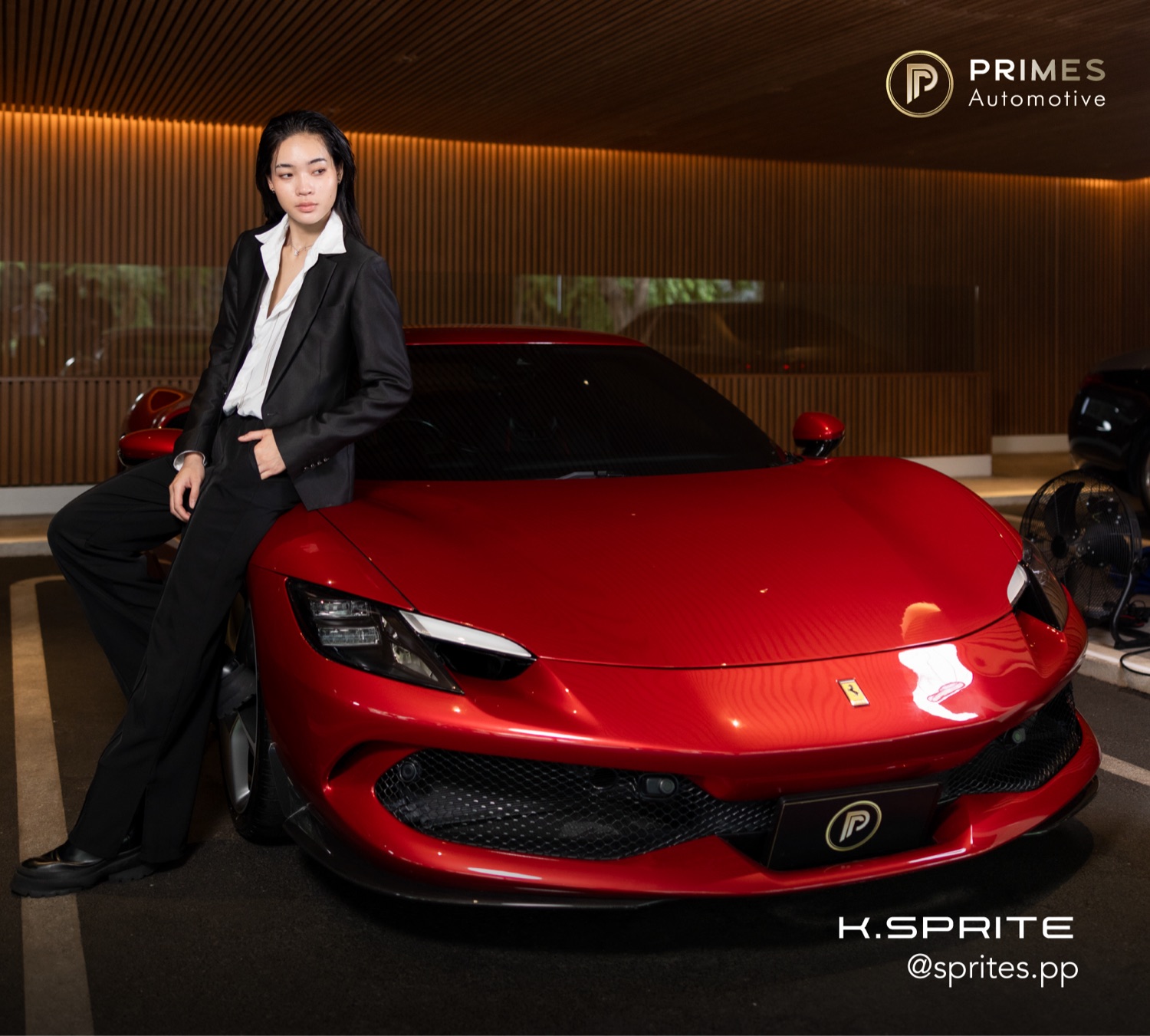 Ferrari 296 GTB rental Thailand hotel delivery