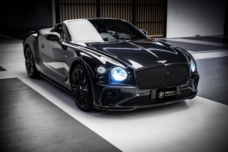 Bentley Continental GT Speed Convertible W12 มุมหน้าขวา 2025 — เช่ารถ Bentley ไทย | Bentley GT Speed Convertible W12 front right 2025 rent Bentley Thailand