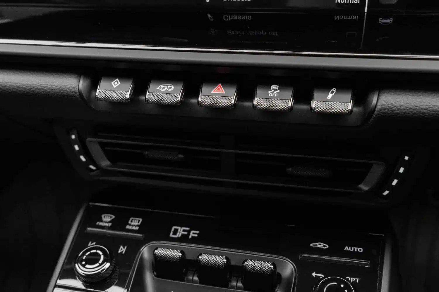 ปุ่มปรับโหมด Porsche 911 Carrera T PASM PSM Sports Exhaust — เช่ารถสปอร์ต Porsche | Porsche 911 Carrera T drive mode buttons PASM sports exhaust