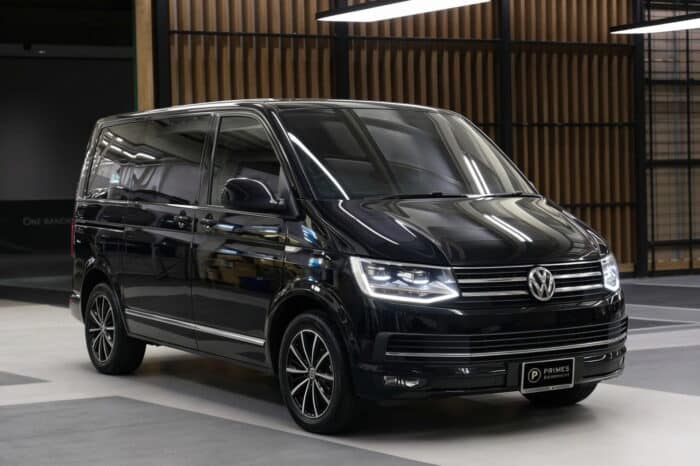 เช่ารถตู้ Volkswagen Caravelle 2026 (Comfortline 2.0 TDI 180 แรงม้า) รถตู้ VIP 7 ที่นั่ง